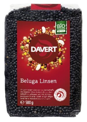 LENTEJAS BELUGA DAVERT 500 GR
