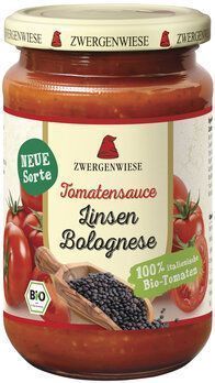 SALSA DE TOMATE A LA BOLO&Ntilde;ESA CON LENTEJAS 340ML