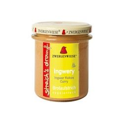 PATE VEGETAL JENGIBRE COCO CURRY INGWERY 160GR