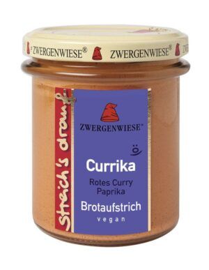PATE VEGETAL CURRY-PIMIENTO  CURRIKA 160GR