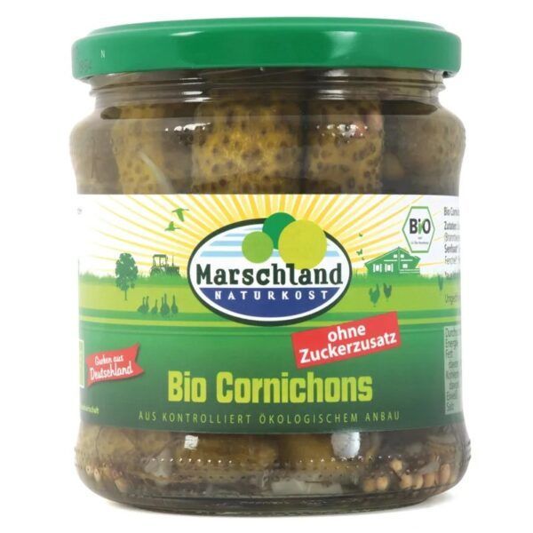 PEPINILLOS CORNICHONS SIN AZUCAR 330GR