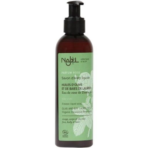 JABON ALEPO ROSE 200ML CUERPO /CARA/CABELLO