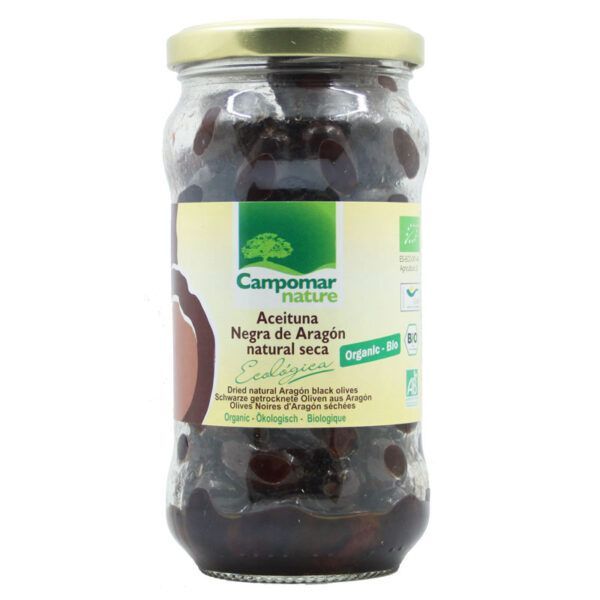 ACEITUNAS NEGRA DE ARAGON SECA ECO 350GR