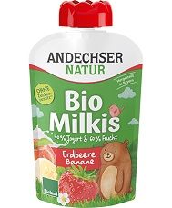 BIO MILKIS FRESA/PLATANO 100 GR
