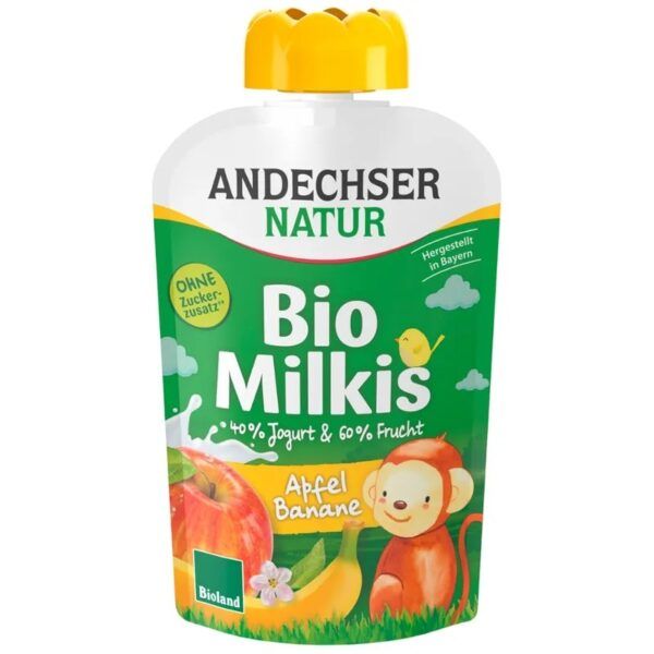 MILKIS MANZANA/PLATANO 100 GR