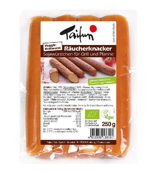SALCHICHAS VEGGIE BRATWURST BARBACOA BIO 250GR