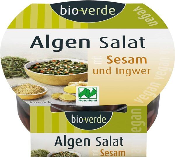 ENSALADA DE ALGAS CON SESAMO Y JENGIBRE