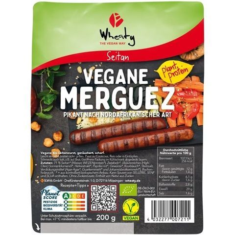 VEGAN SALCHICHA MERGUEZ 200GR