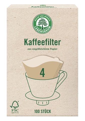 FILTRO CAFE SIN BLANQUEAR N&ordm; 4