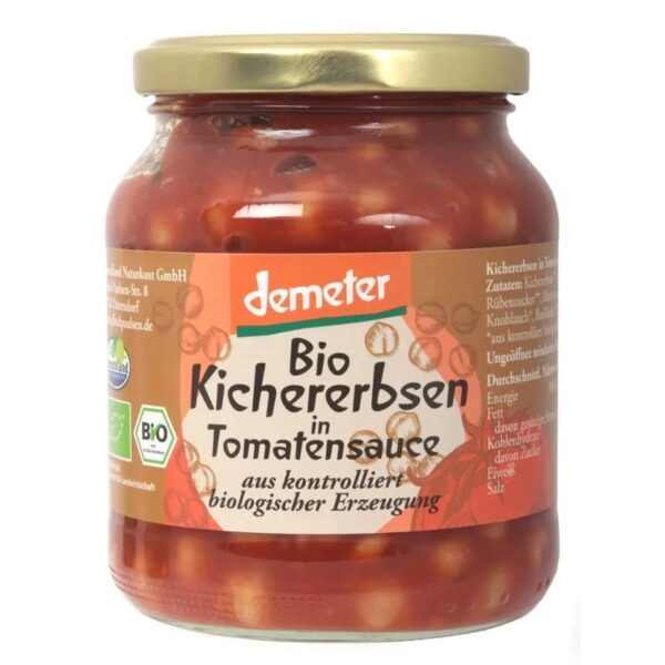 GARBANZOS EN SALSA DE TOMATE 370ML